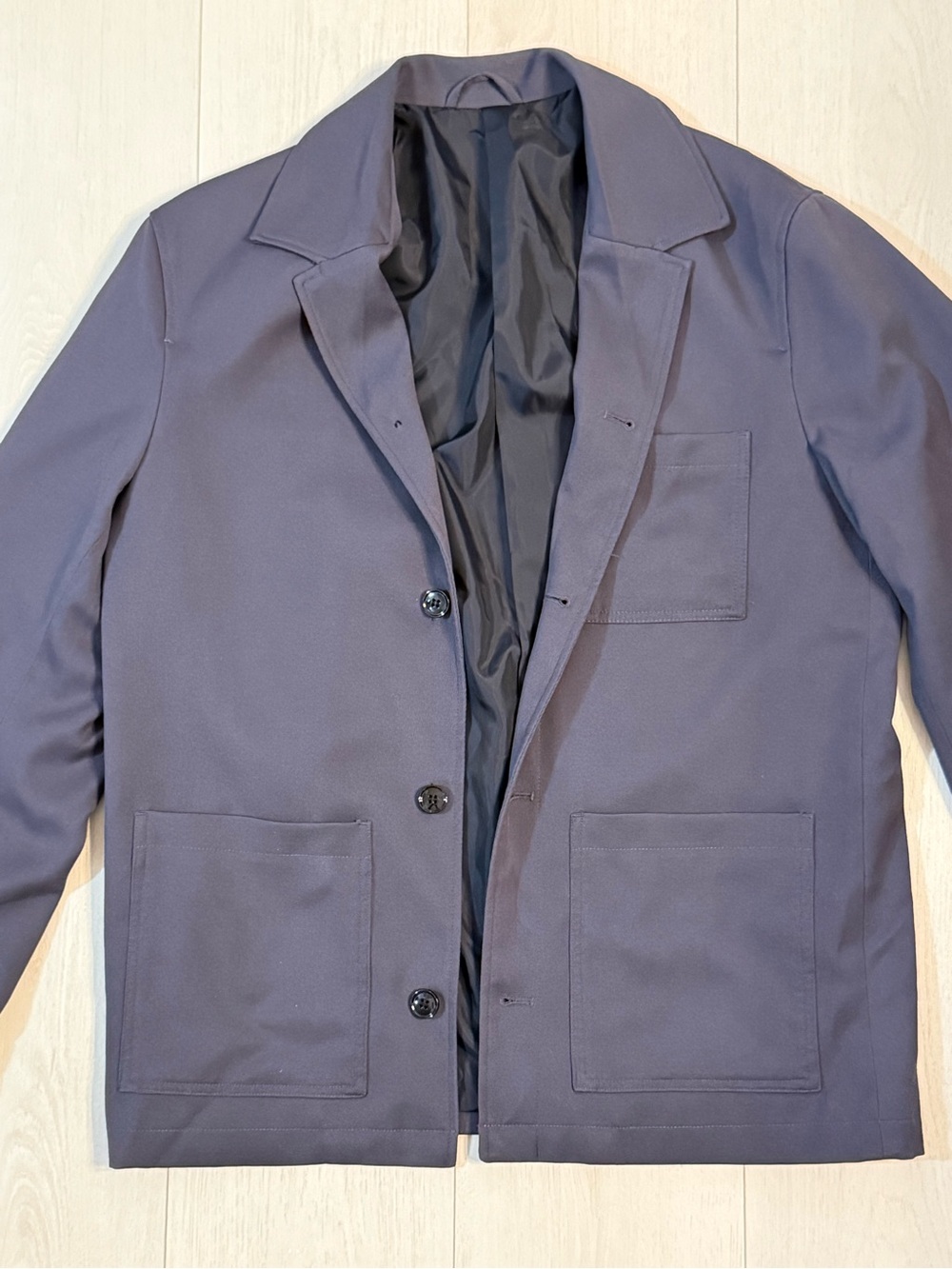H&M Men's Dark Blue Casual Blazer Sport Coat